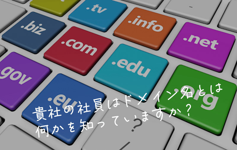 詐欺メールの見分け方　ドメイン名について
