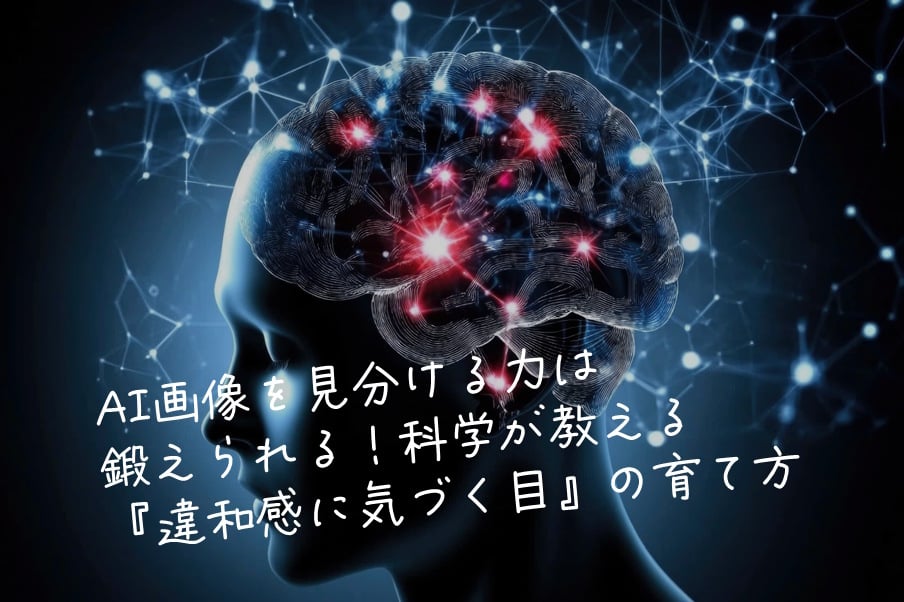 AI画像を見分ける力は鍛えられる！科学が教える『違和感に気づく目』の育て方