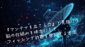 『アンテナを立てる力』で見抜け！脳の仕組みを味方にして、フィッシング詐欺を察知する方法