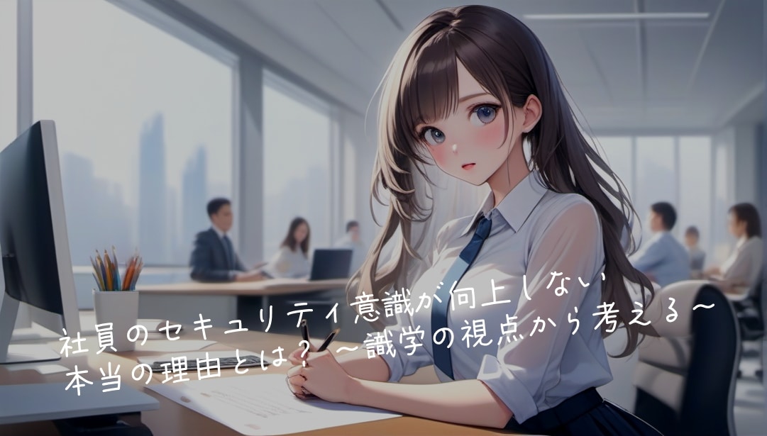 社員のセキュリティ意識が向上しない本当の理由とは? ~識学の視点から考える~