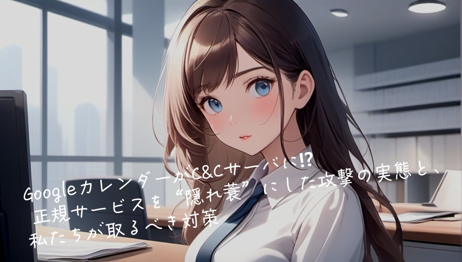 GoogleカレンダーがC&Cサーバに⁉― 正規サービスを“隠れ蓑”にした攻撃の実態と、私たちが取るべき対策