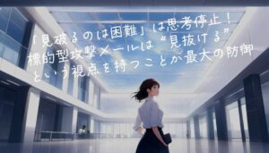「見破るのは困難」は思考停止！標的型攻撃メールは“見抜ける”という視点を持つことが最大の防御