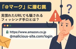 見慣れたURLでも騙される フィッシング手口とは？