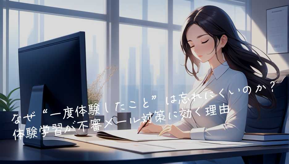 なぜ“一度体験したこと”は忘れにくいのか？―体験学習が不審メール対策に効く理由