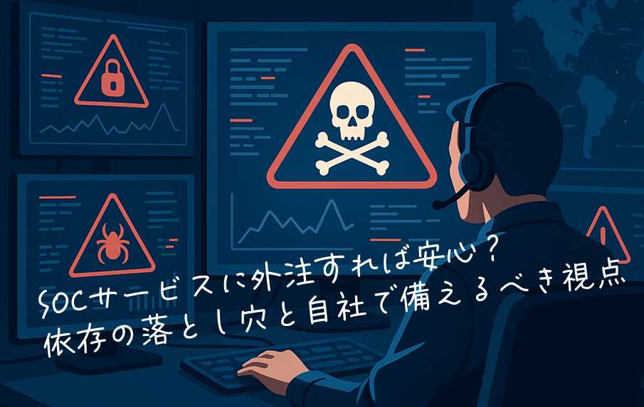SOCサービスに外注すれば安心？―依存の落とし穴と自社で備えるべき視点
