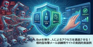 Botを弾き、人によるアクセスを通過させる！標的型攻撃メール訓練用サイトの実践的実装例